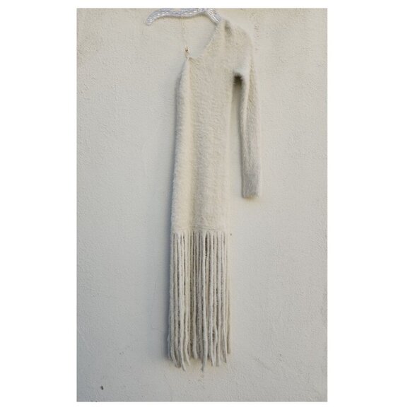 H&M Innovation Co-Exist Story Fringed Knit Dress - Picture 5 of 9